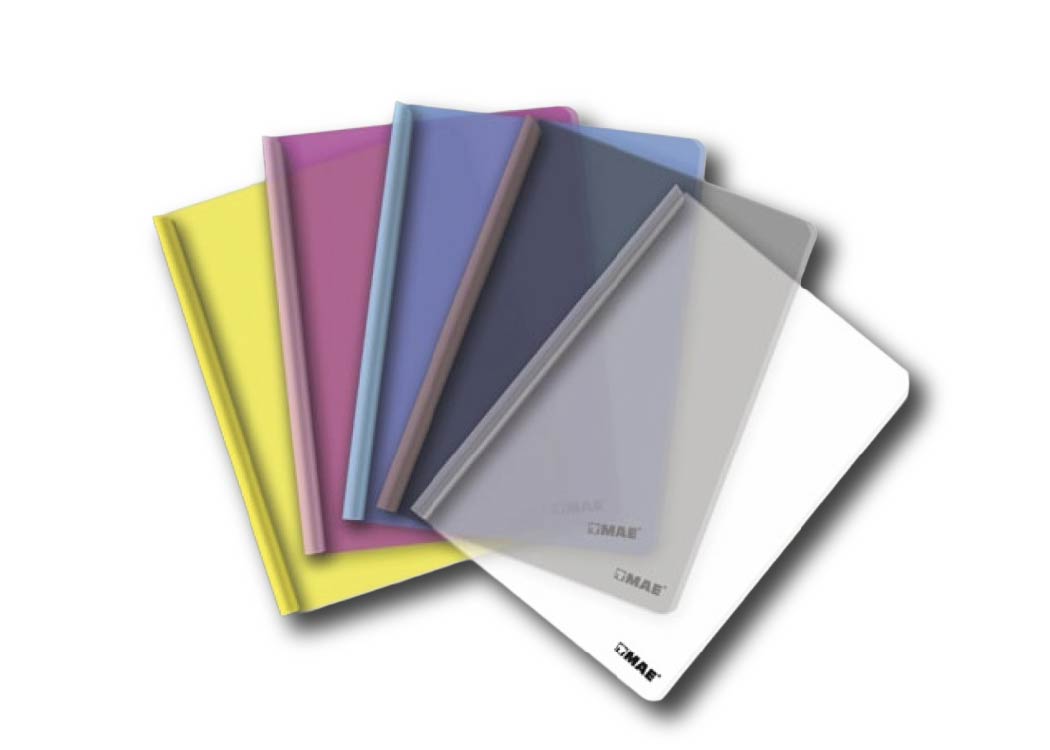 FOLDER PLASTICO CON COSTILLA Y HOJA COLORES SURTIDO UNIDAD